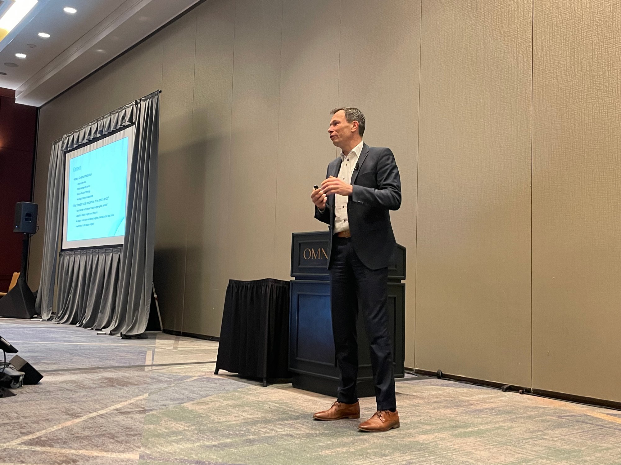 Richard Maatman speaking at IPPE Richard Maatman speaking at IPPE